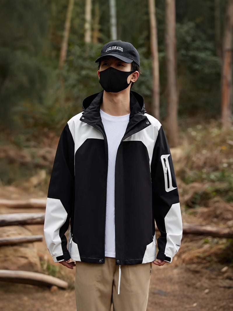 New Style Men'S Windproof Waterproof Outdoor Fleece Jacket Trendy Brand Xizang Couple Single-Layer Mountaineering Jacket Women - Image 2